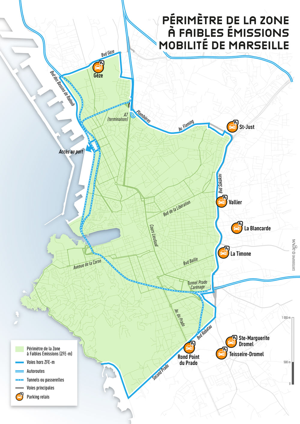 Carte - Zone à faible émission