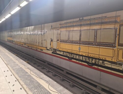 Les travaux sont terminés sur le quai de la station de métro Noailles en direction de Sainte-Marguerite Dromel.